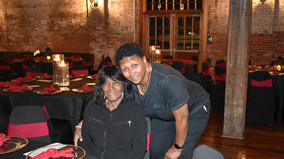 Foundation members at event venue