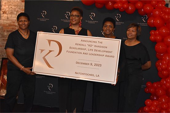 Kendall Hardison Foundation scholarship announcement ceremony